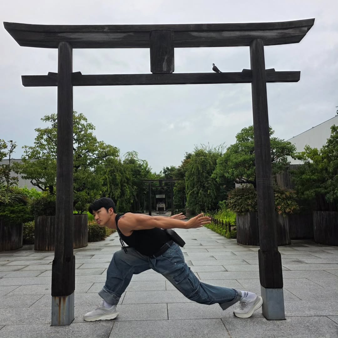 Photo by Jw on July 17, 2025. May be an image of 1 person, performing martial arts and text.
