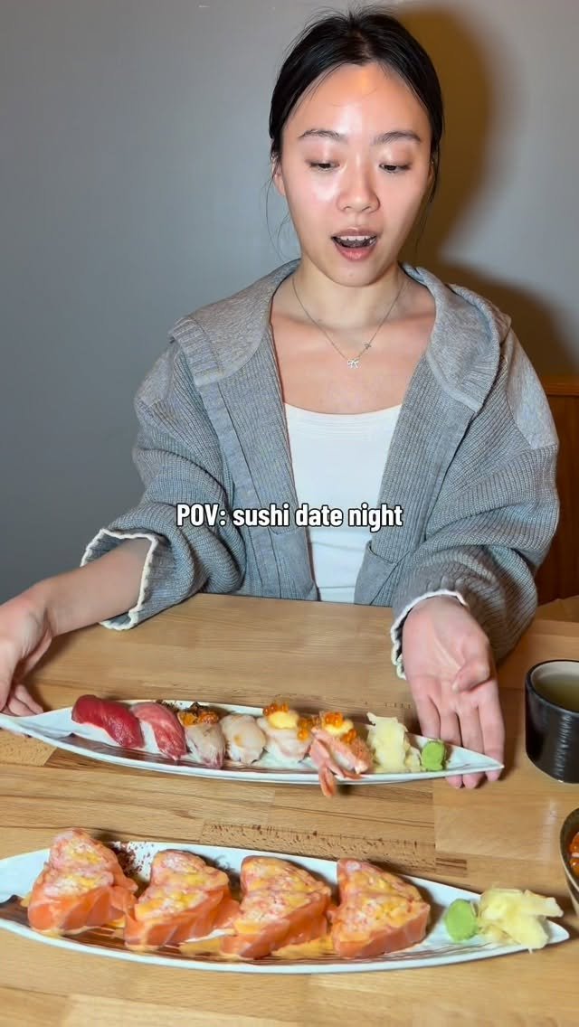 hi.susann 게시물 이미지: me and you sushi date? 🍣✨

new sushi spot in...