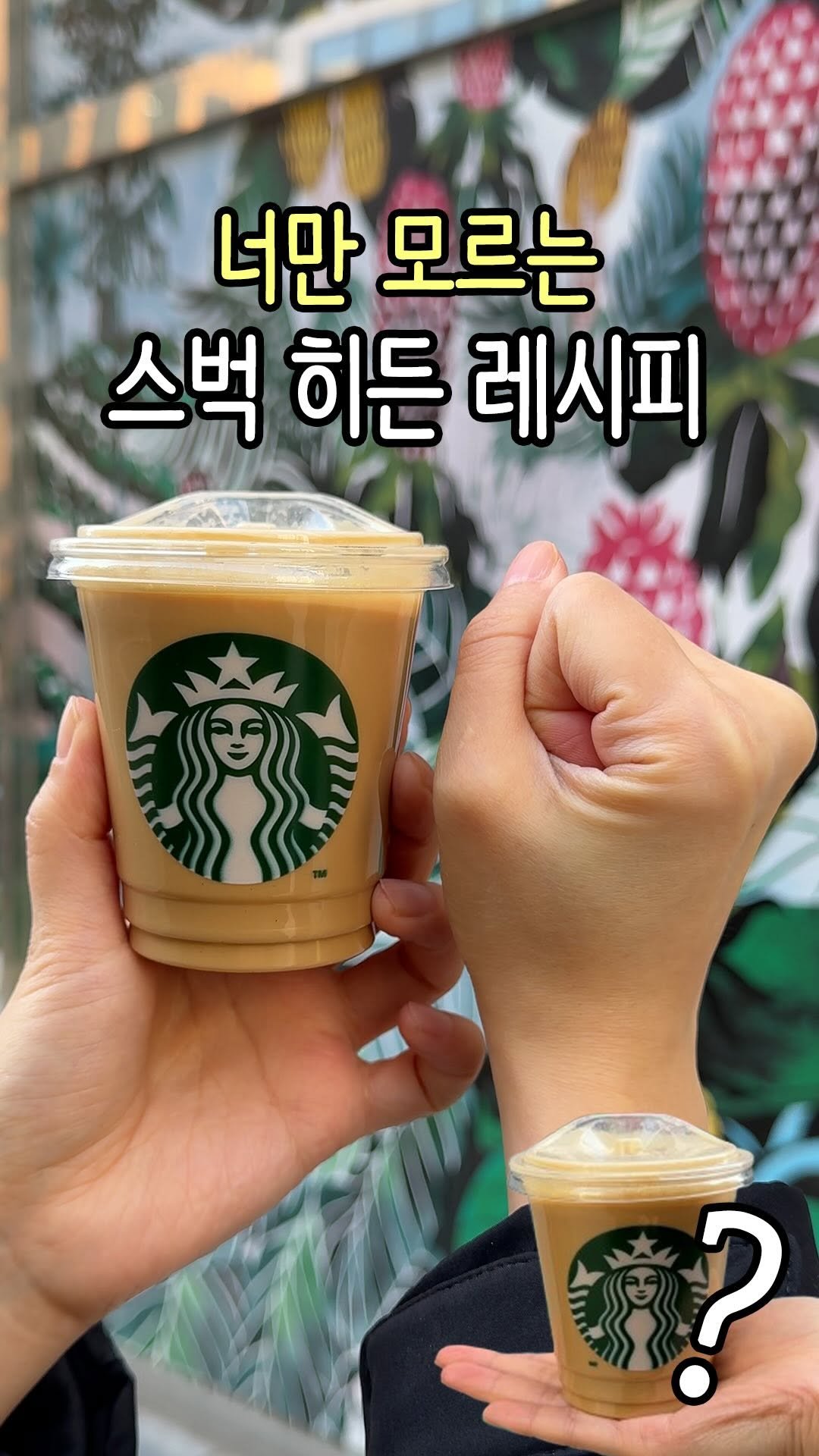 hi_nyamtori 게시물 이미지: 물어 물어 먹는다는 스타벅스 히든메뉴⁉️

아는 사람들끼리만 먹는다는 스타벅스...