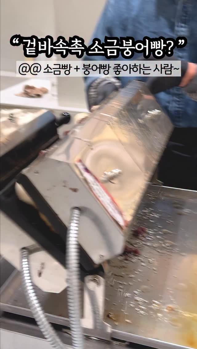 hi_nyamtori 게시물 이미지: 소금빵 붕어빵이라길래 바로 달려갔다냠 🐹💨
겉은 빠삭빠삭해서 바사삭 소리 나고,...