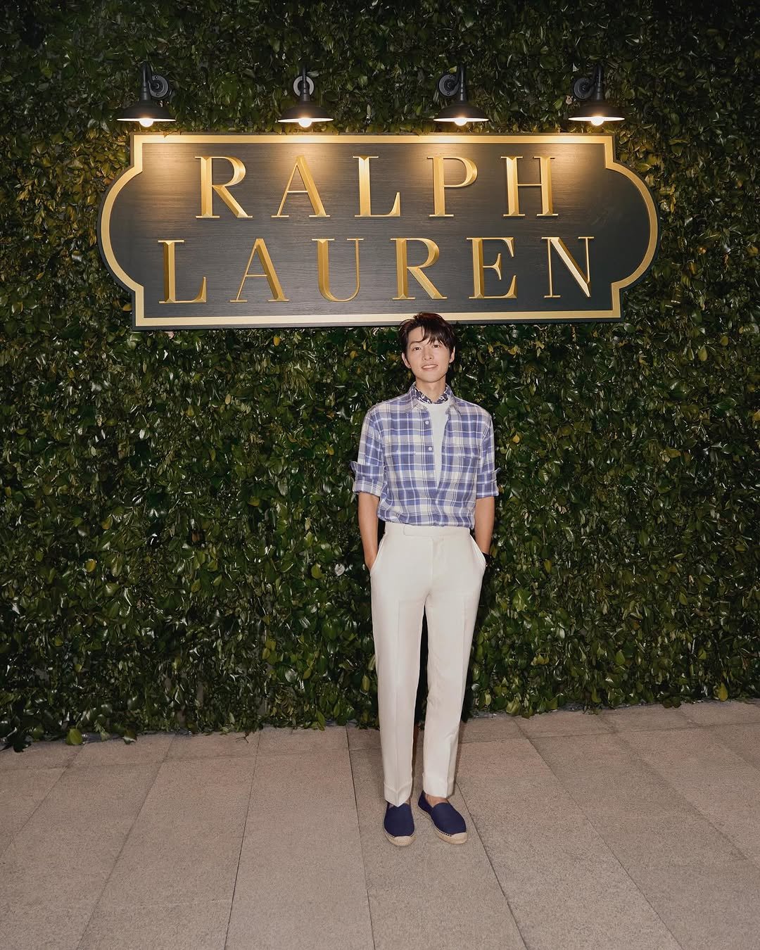 Photo shared by 송중기 songjoongki official on April 03, 2025 tagging @ralphlauren.