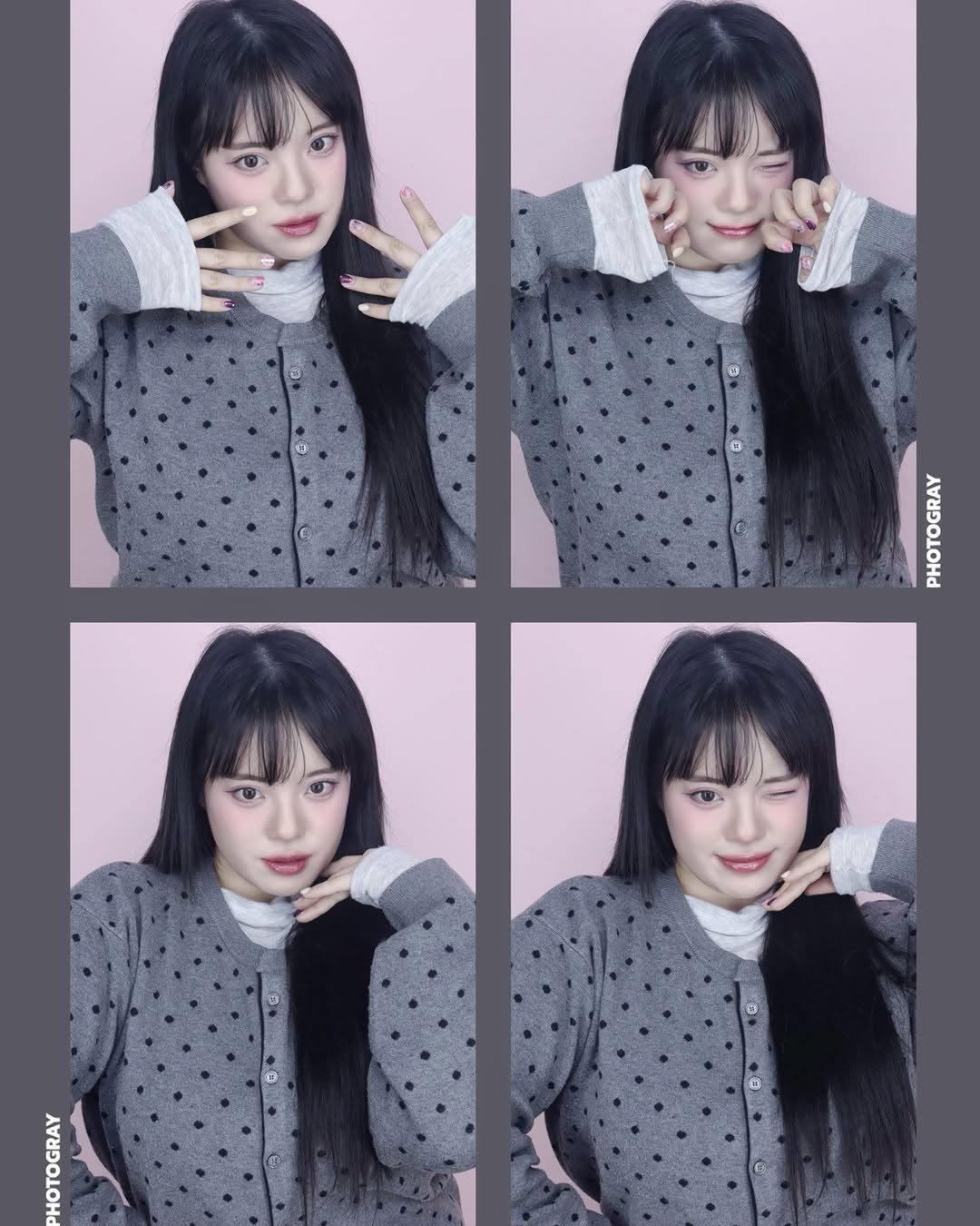 Photo shared by 물결 Mulgyul on January 15, 2026 tagging @generalidea_official. May be an image of one or more people, hair and text.