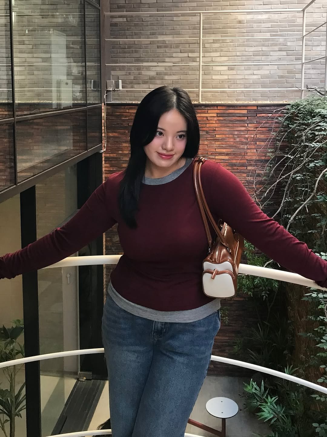 Photo by 물결 Mulgyul on September 28, 2025. May be an image of 1 person, turtleneck and text.