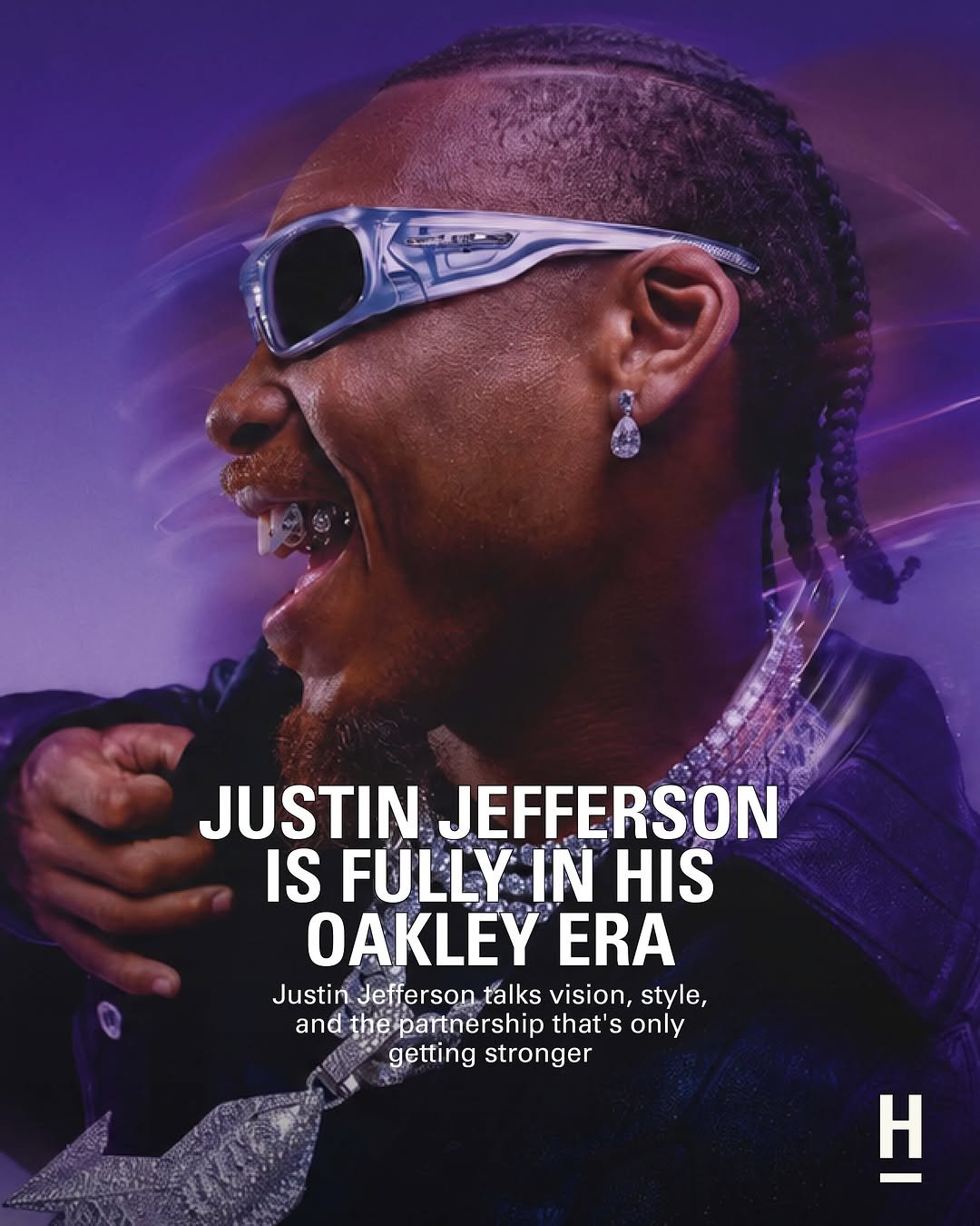 highsnobiety 게시물 이미지: Justin Jefferson’s @oakley era is only getting...