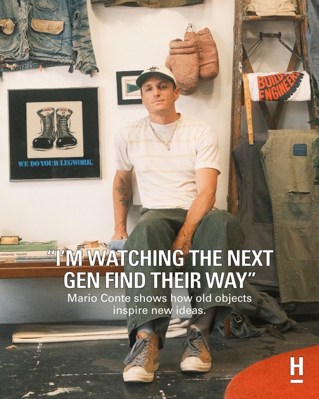 highsnobiety 게시물 이미지: Inside Mario Conte’s studio, the past is...