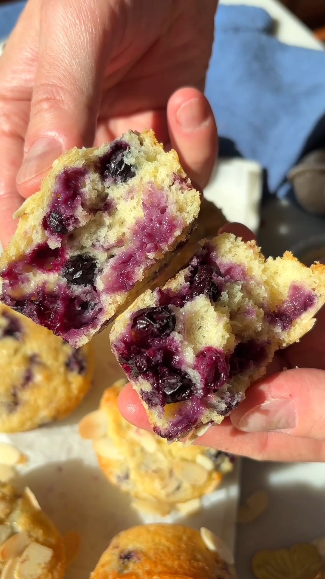 hilltop.recipes 게시물 이미지: One Bowl Lemon Blueberry Muffins. Comment...