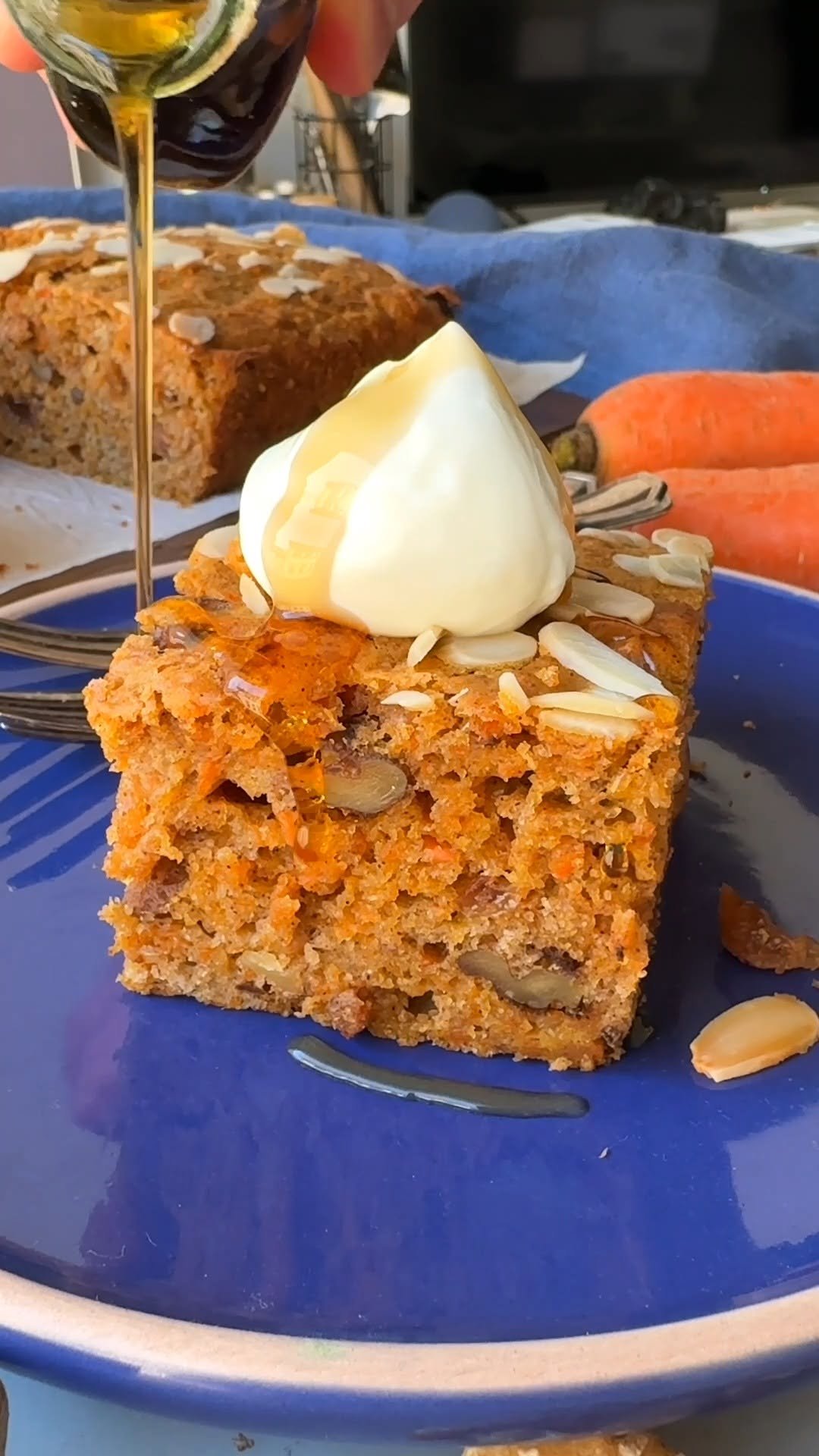 hilltop.recipes 게시물 이미지: Healthy-ish Carrot Cake with Greek Yogurt....