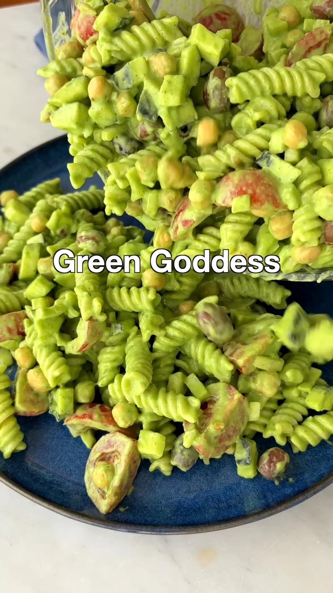 hilltop.recipes 게시물 이미지: Green Goddess PAsta Salad (No Mayo). Comment...