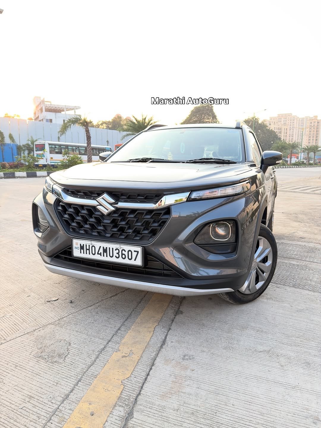 Photo by Hindi AutoGuru by Sushil Nawadkar on November 14, 2025. May be an image of wheel, sedan, road and text.