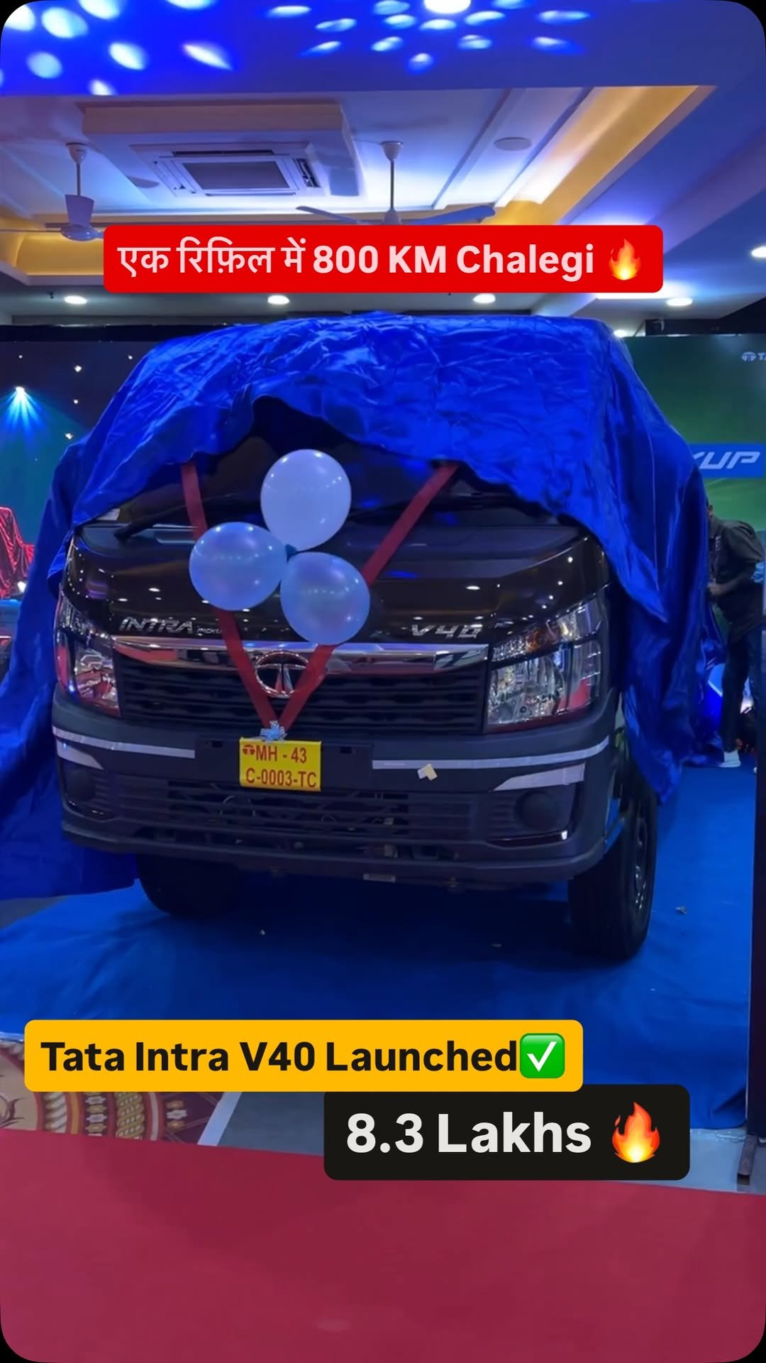 hindiautoguru 게시물 이미지: Tata Intra V40 and V20 CX Mumbai Launch 🔥...