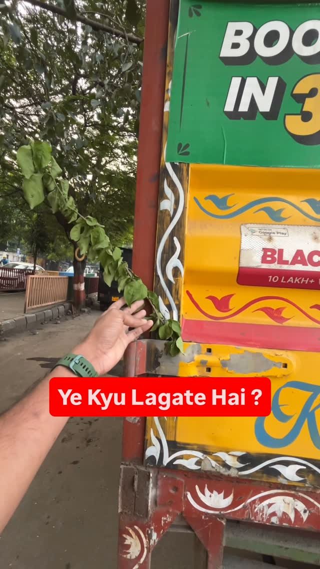 hindiautoguru 게시물 이미지: BREAKDOWN hone par gadi pe ye टहनी Kyu Lagate...