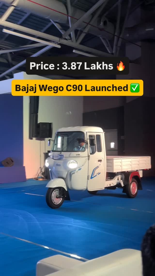 hindiautoguru 게시물 이미지: Bajaj C90 Wego Cargo Carrier Launched ✅...