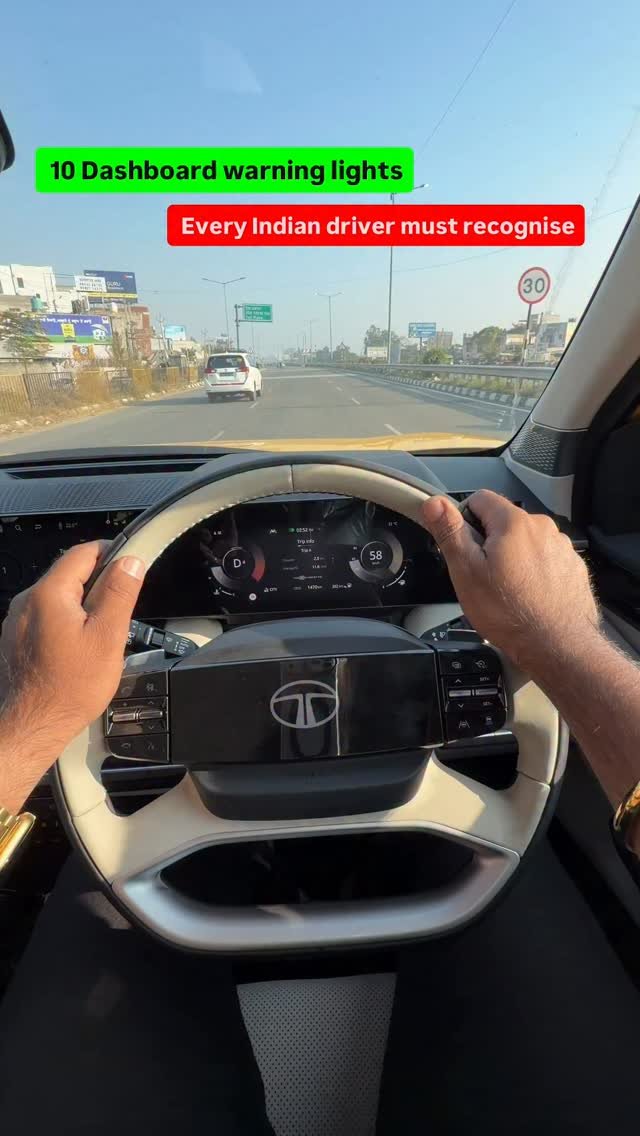 hindiautoguru 게시물 이미지: Dashboard Lights? Don’t ignore 10 warning...