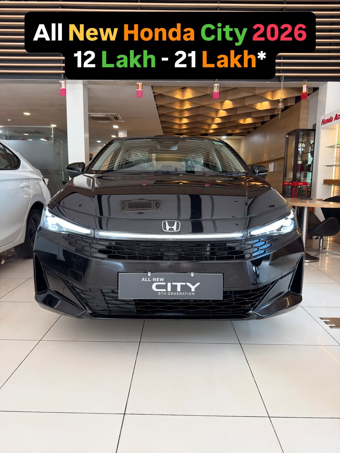 hindiautoguru 게시물 이미지: Honda city 2026 
Price Range: ₹12 लाख ते ₹21...