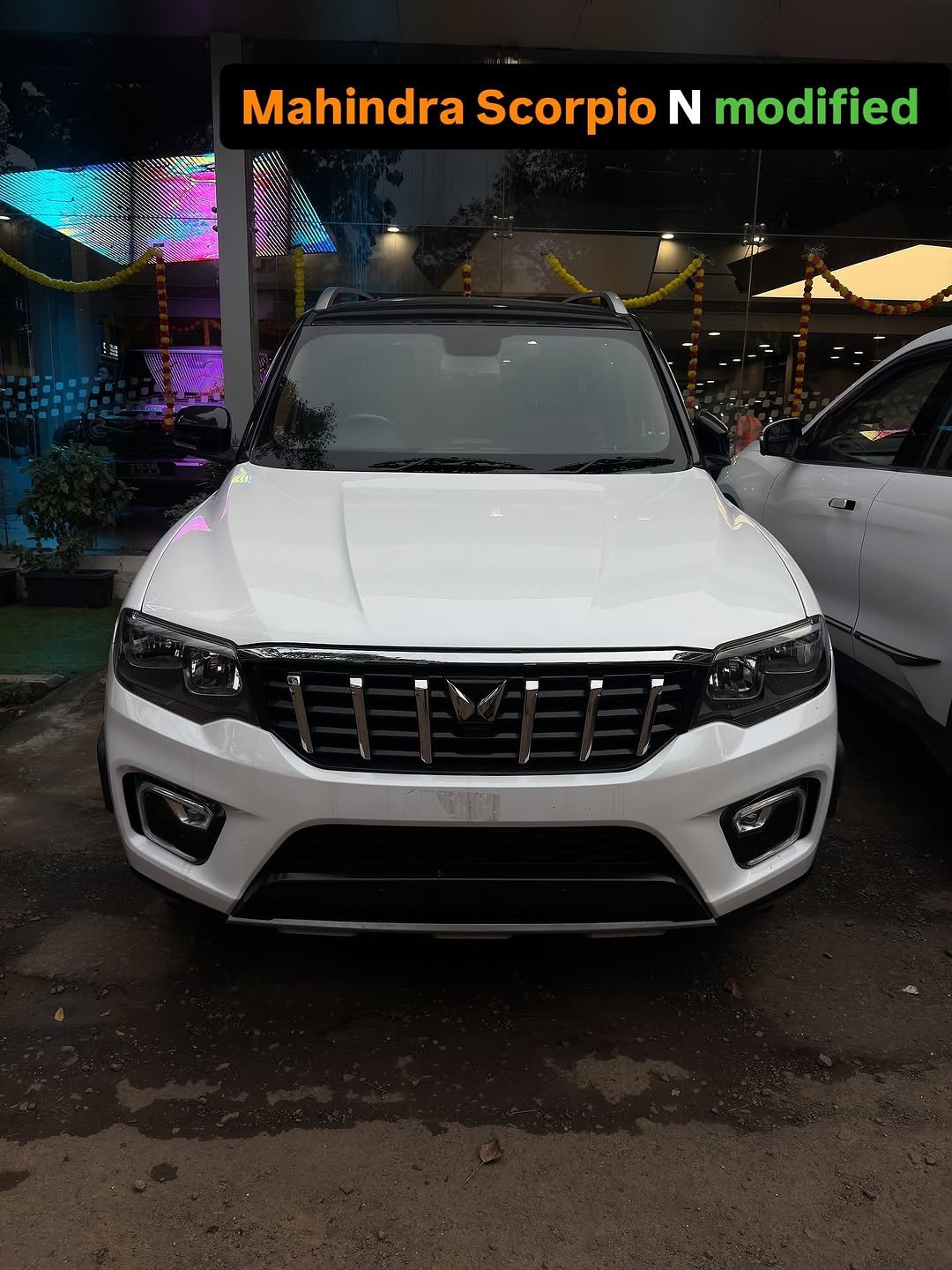 Photo by Hindi AutoGuru by Sushil Nawadkar on September 27, 2025. May be an image of 1 person, car, wheel and text that says 'Mahindra Scorpio N modified a'.