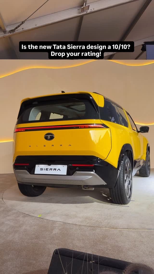 hindiautoguru 게시물 이미지: Is the new Tata Sierra design a 10/10? Drop...