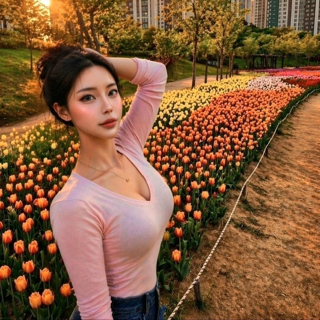 hipvly_daji 게시물 이미지: 누가 꽃이게??🤭🫢

벚꽃 시즌 끝나고, 튤립 보러 갈사람 👋👋

운좋게 노을질때...