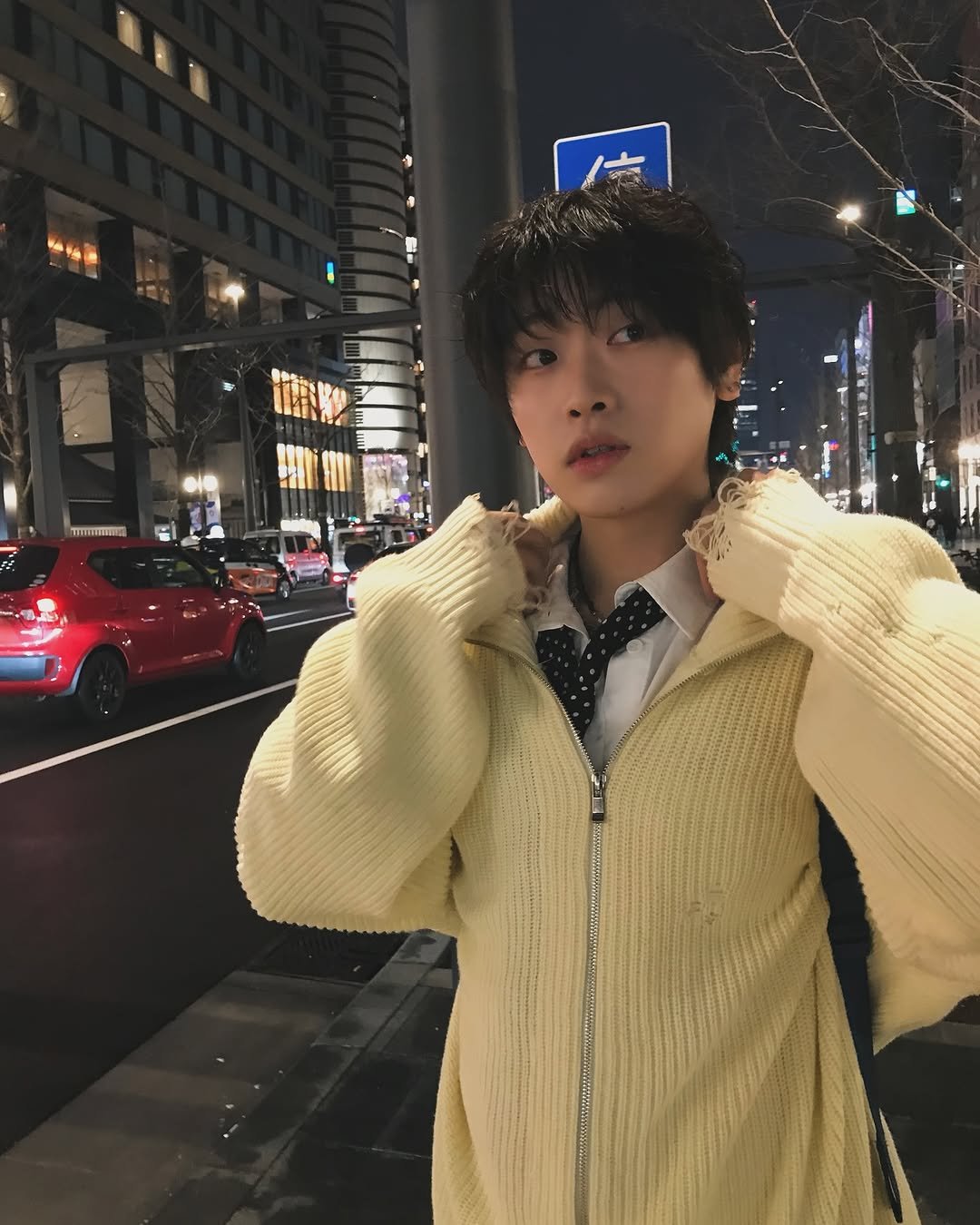 hiroki1479_ 게시물 이미지: 나 노란색 잘올리나…😓 어때요?🙈

#봄옷  #일본인 #노란색 #오사카