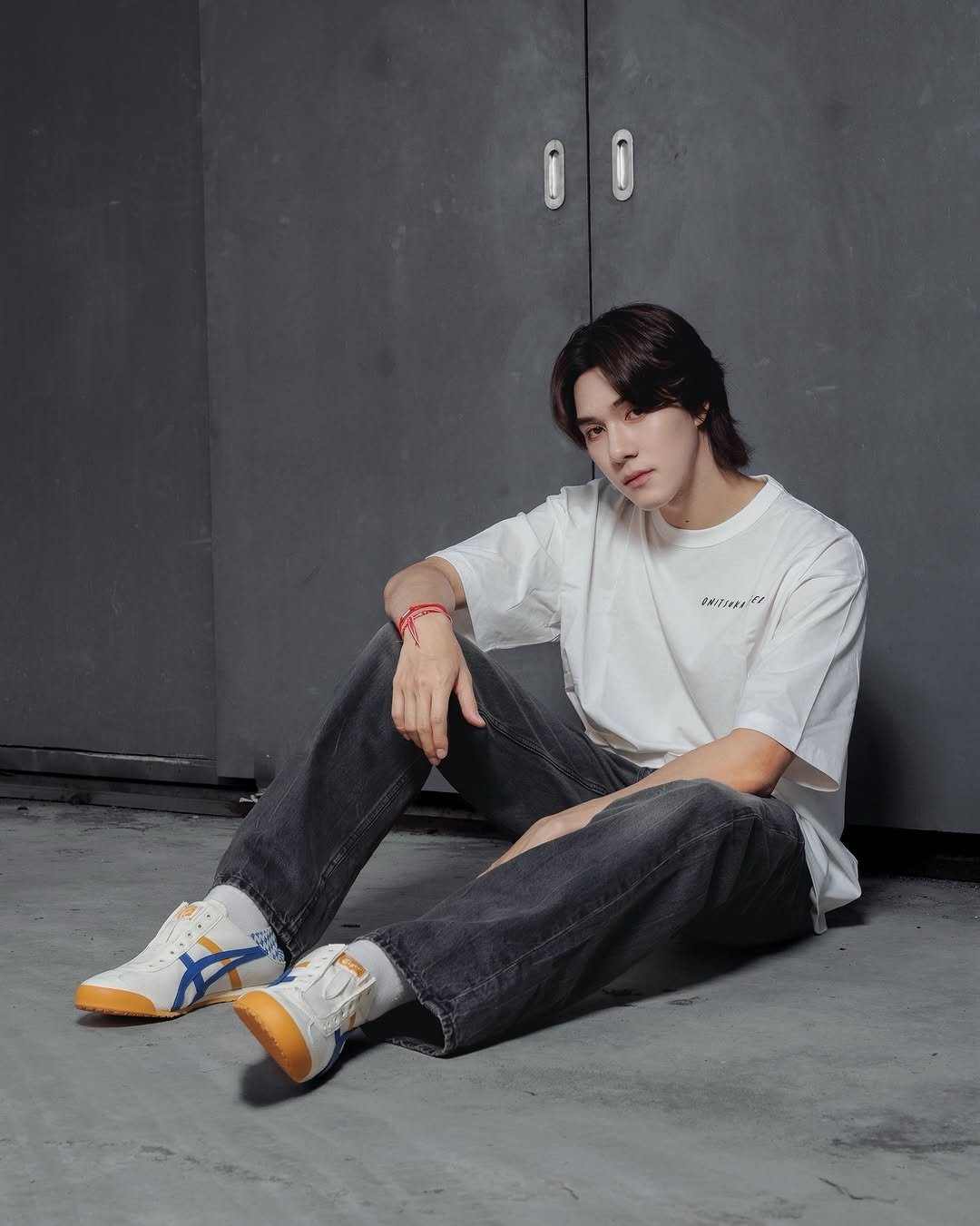 Photo shared by 「 Nani 」 on April 23, 2026 tagging @onitsukatigerofficial, and @onitsukatigerth. May be an image of shoes and text.