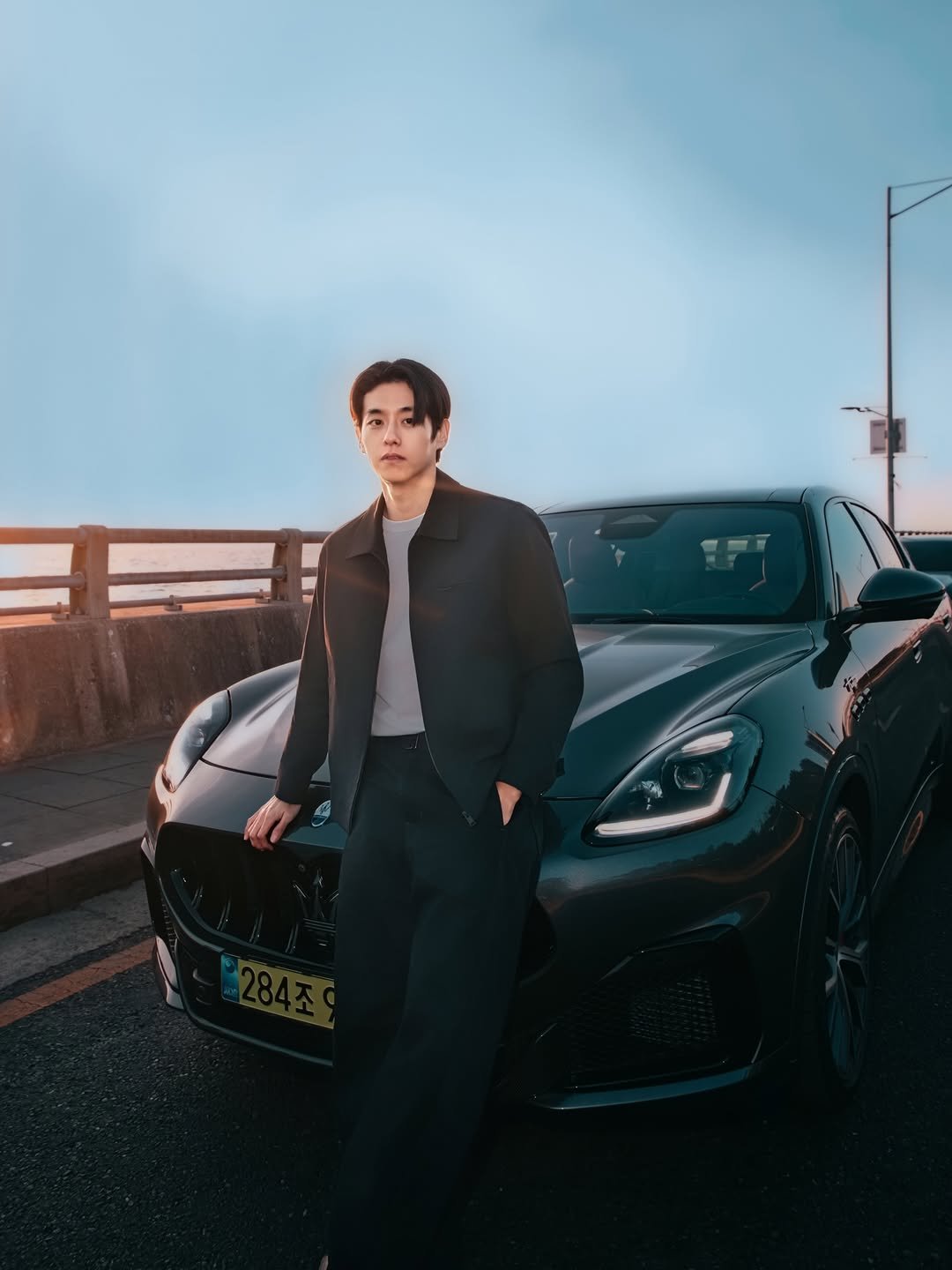 Photo shared by 손원익 l Realtor on March 08, 2026 tagging @maserati, and @maserati.korea. May be an image of car, road and text.