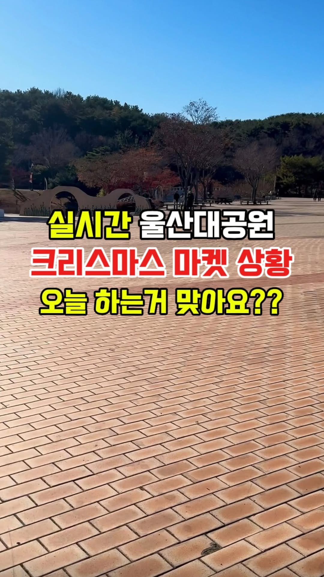 hj_rebecca 게시물 이미지: (공유💌) #실시간 울산대공원 크리스마스 마켓 상황⁉️

📸 2025. 12. 5....