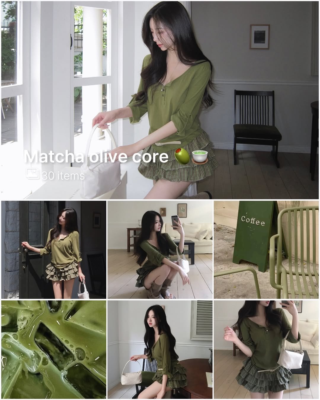 holly_meing 게시물 이미지: Matcha and olive dump 🫒🍵