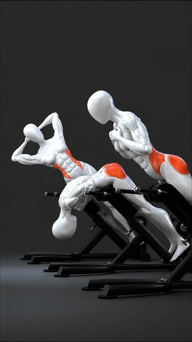 homesquatguide 게시물 이미지: Hyperextension machine! Lower Back vs Glutes...
