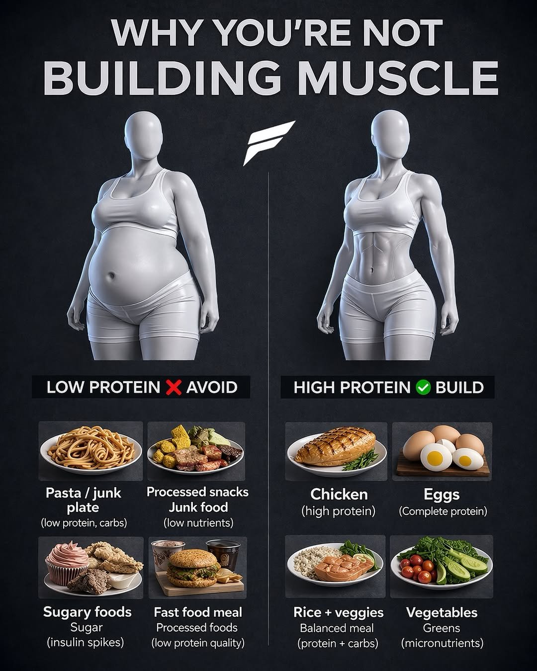 homesquatguide 게시물 이미지: You’re not gaining muscle…
 Because you’re...