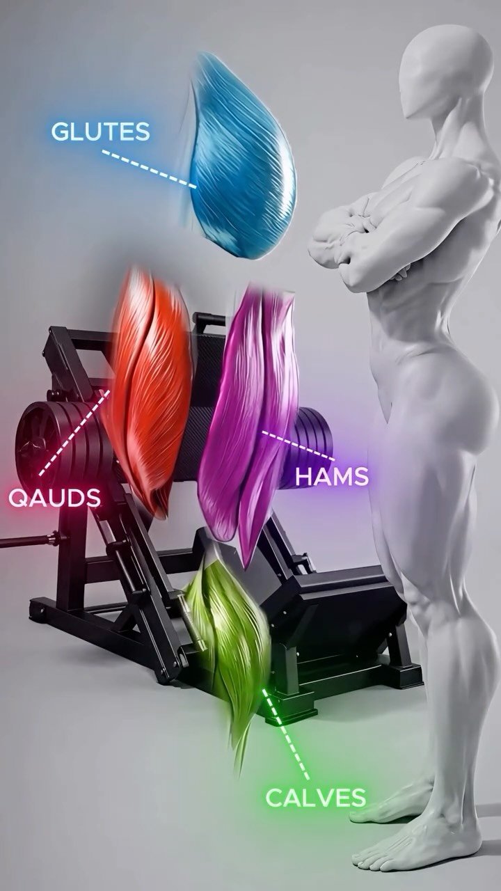 homesquatguide 게시물 이미지: The leg press isn’t just for quads.

Foot...