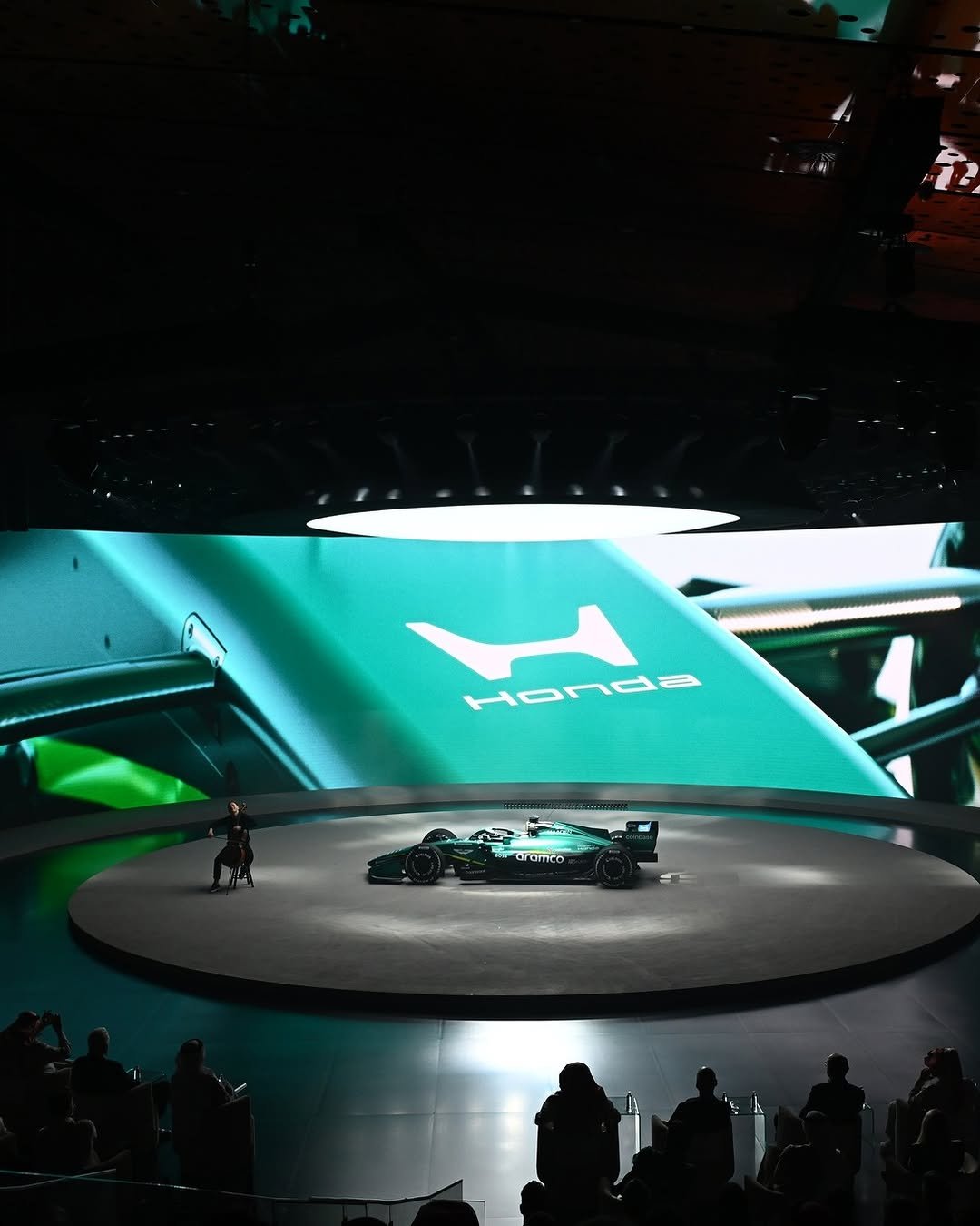 Photo by Honda Racing F1 on February 16, 2026. May be an image of text that says 'Honda airamco'.