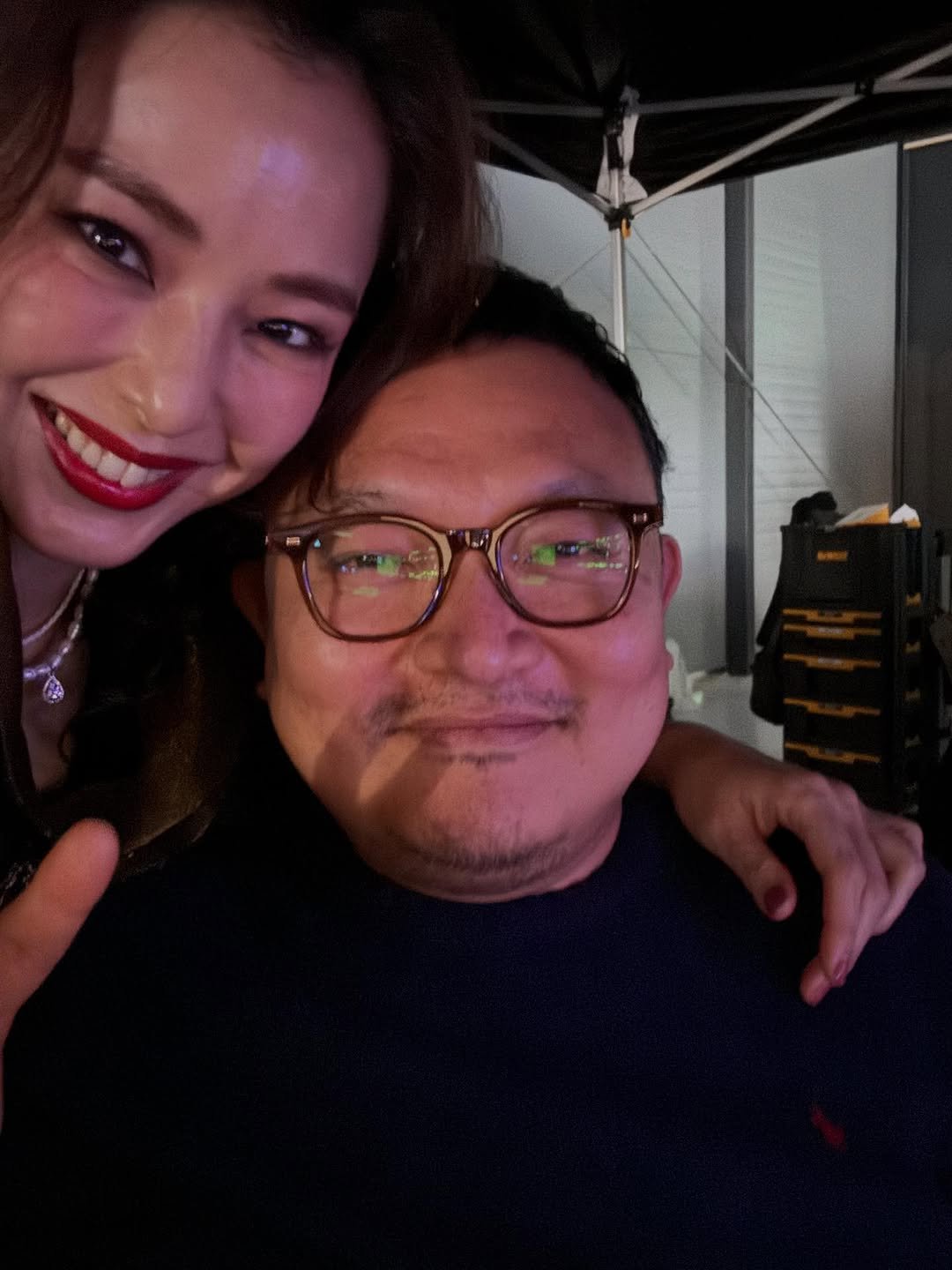 Photo by 이하늬❤️hanee Lee on September 12, 2025. May be a selfie of one or more people and text.