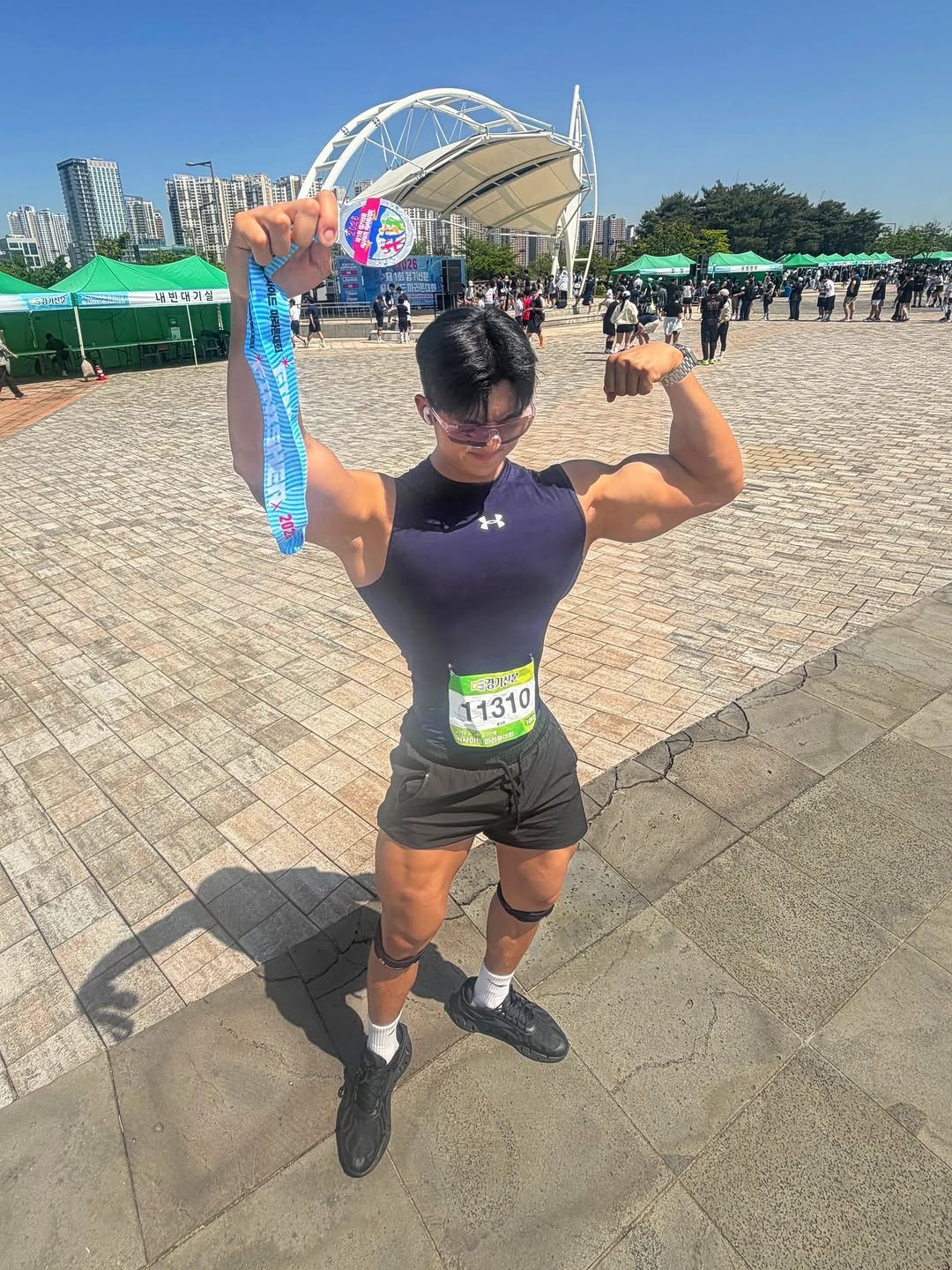 hong_s.ta 게시물 이미지: 더워 죽을뻔한..😂😢

#마라톤 #씨사이드마라톤 #러닝 #운동하는남자 #running