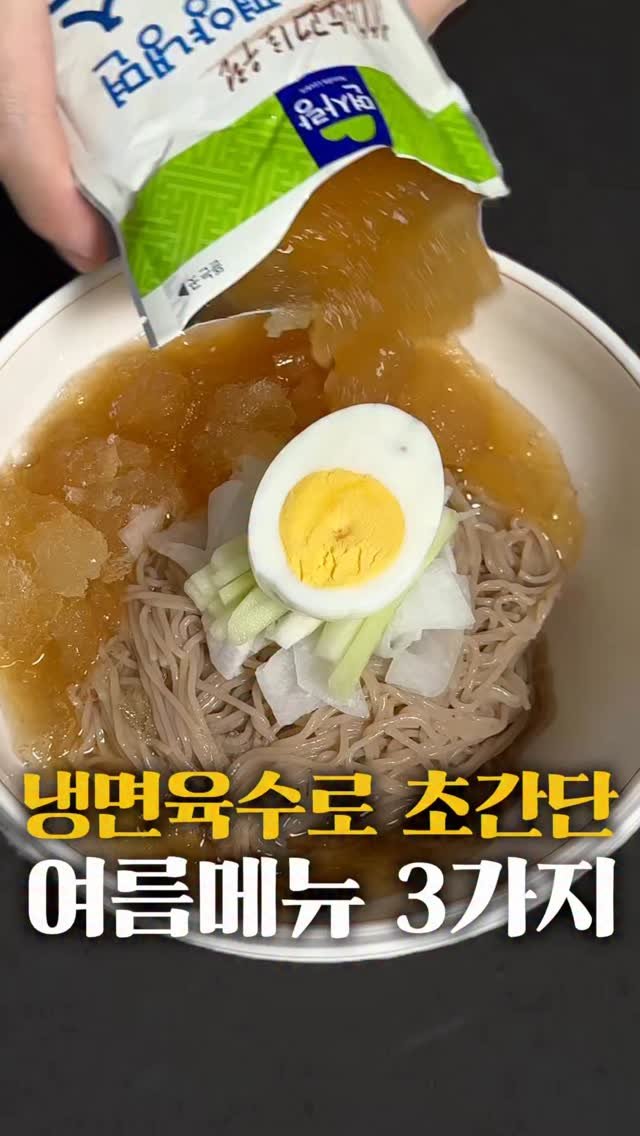 horihory_ 게시물 이미지: #광고 오늘은 냉면육수로
초간단 여름 대표메뉴
3가지 만들어 볼게요😊

쿠팡에서...