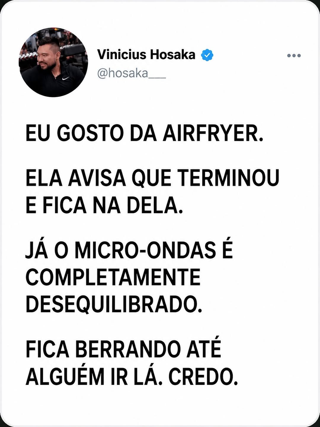 hosaka___ 게시물 이미지: 😂 Tem eletrodoméstico que parece entender...