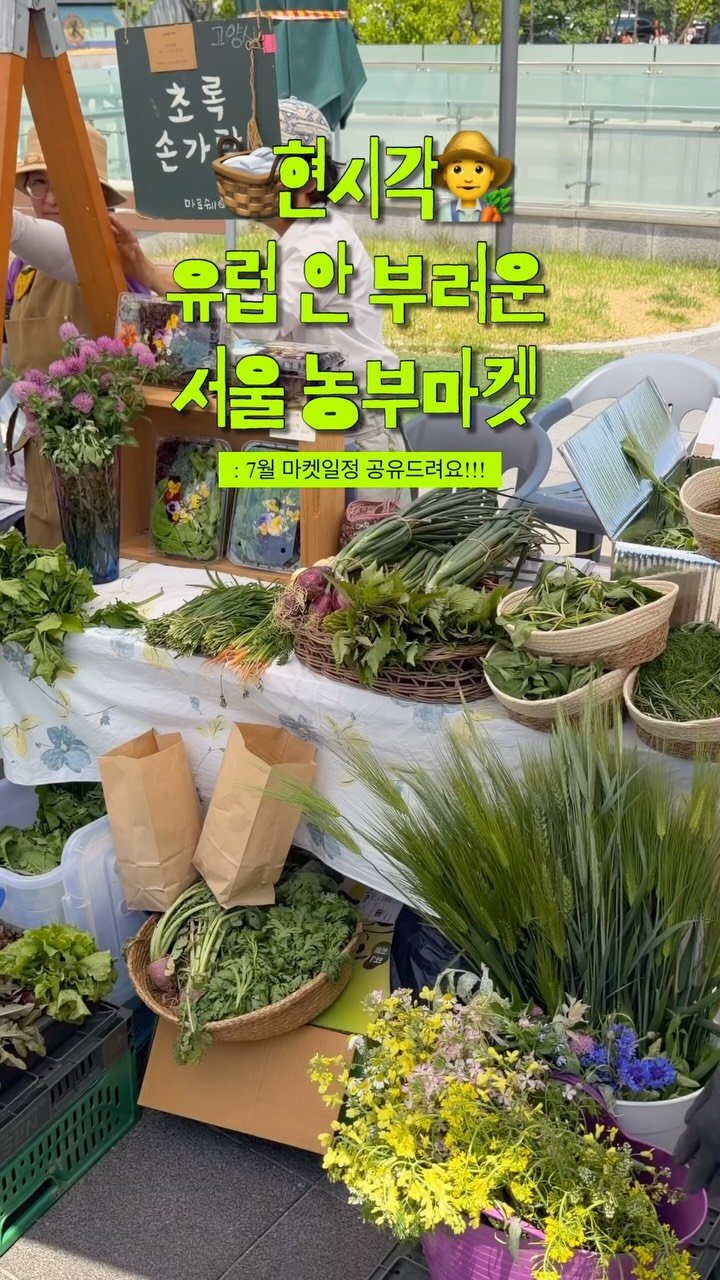 hot_chu 게시물 이미지: [공유] 이보다 더 특별한 마켓이 있을까요…?🌿☀️
서울 최애 마켓 7월 일정...