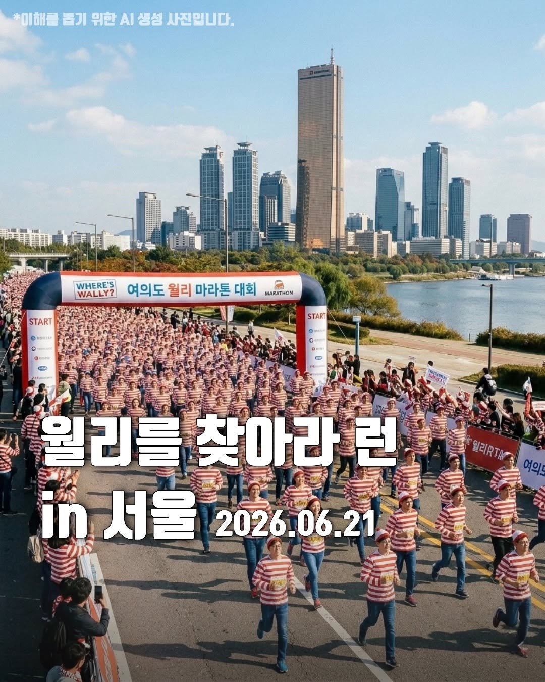 hot_plog_ 게시물 이미지: 월리 티 입고 달리는 이색 마라톤!🏃

참가자 전원에게
월리 티셔츠, 스트링백,...