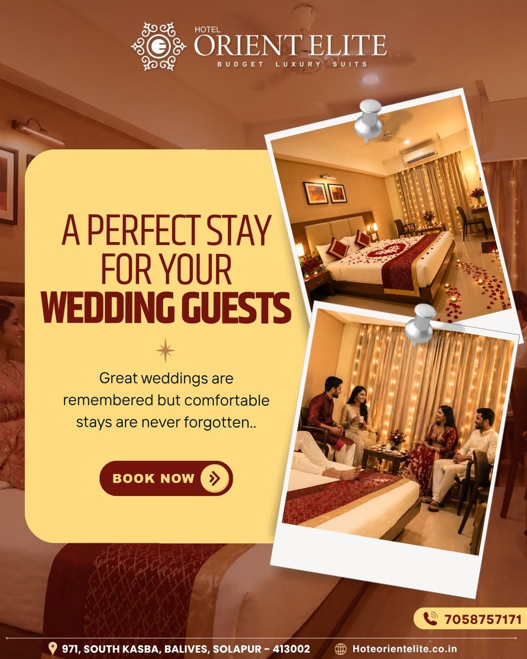 hotelorientelite 게시물 이미지: ✨ तुमच्या लग्नातील पाहुण्यांसाठी आरामदायी आणि...