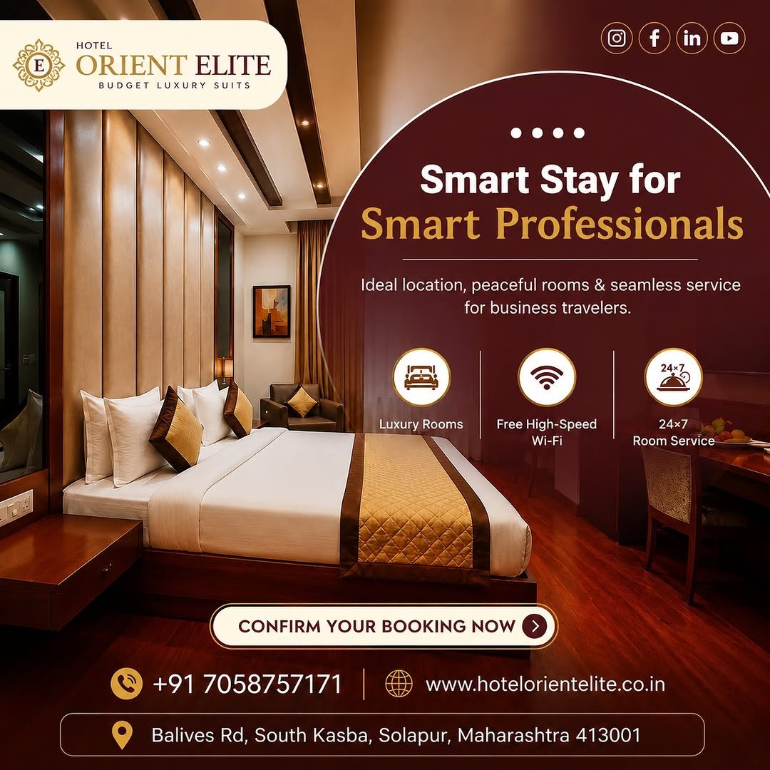 hotelorientelite 게시물 이미지: Smart Stay for Smart Professionals

Business...