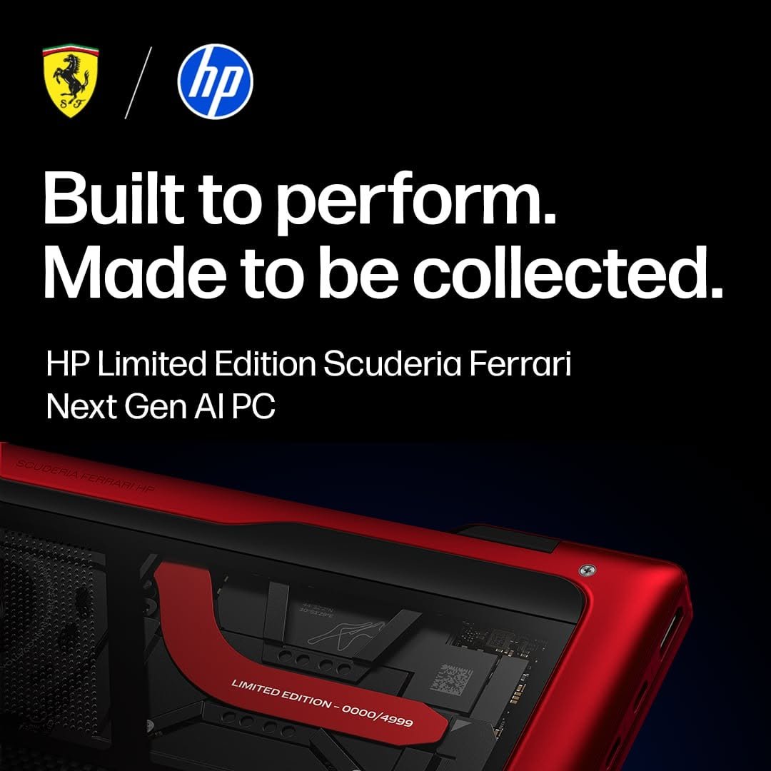 hp 게시물 이미지: The HP Limited Edition Scuderia Ferrari AI PC...