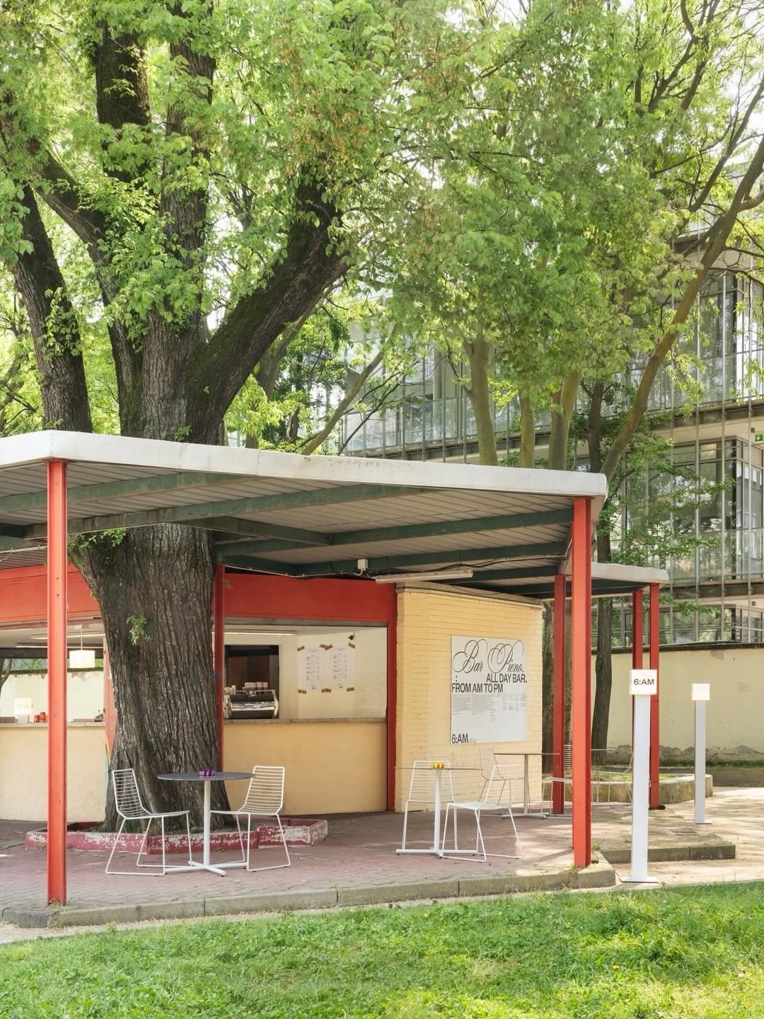 Photo shared by HPIX 에이치픽스 on April 19, 2026 tagging @6am_glass. May be an image of outdoors and text.