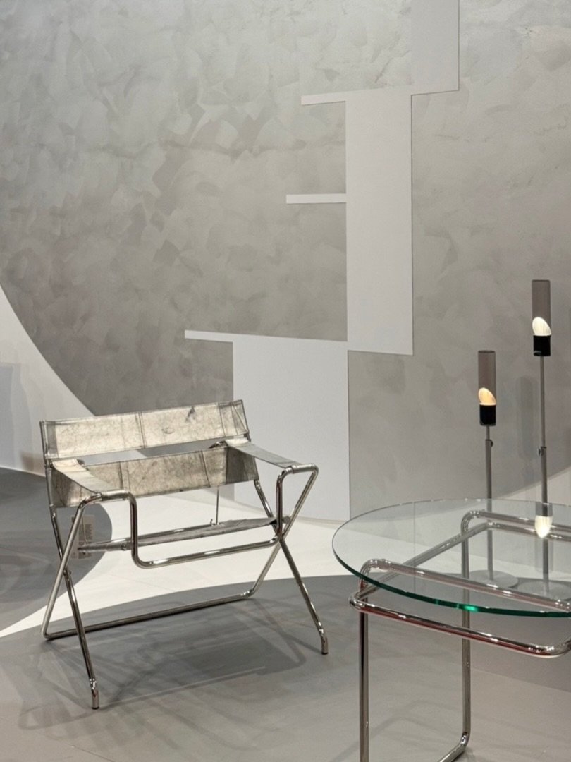 Photo shared by HPIX 에이치픽스 on April 22, 2026 tagging @isaloniofficial, and @tecta_kg. May be an image of sink, table, lighting, indoors and text.