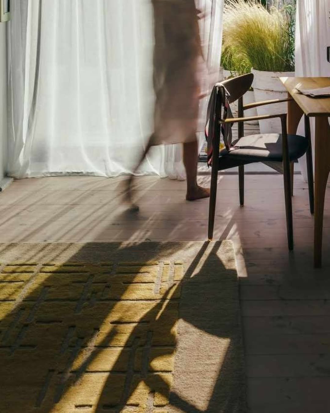 Photo shared by HPIX 에이치픽스 on November 06, 2025 tagging @massimocopenhagen. May be an image of curtains, rocking chair and text.