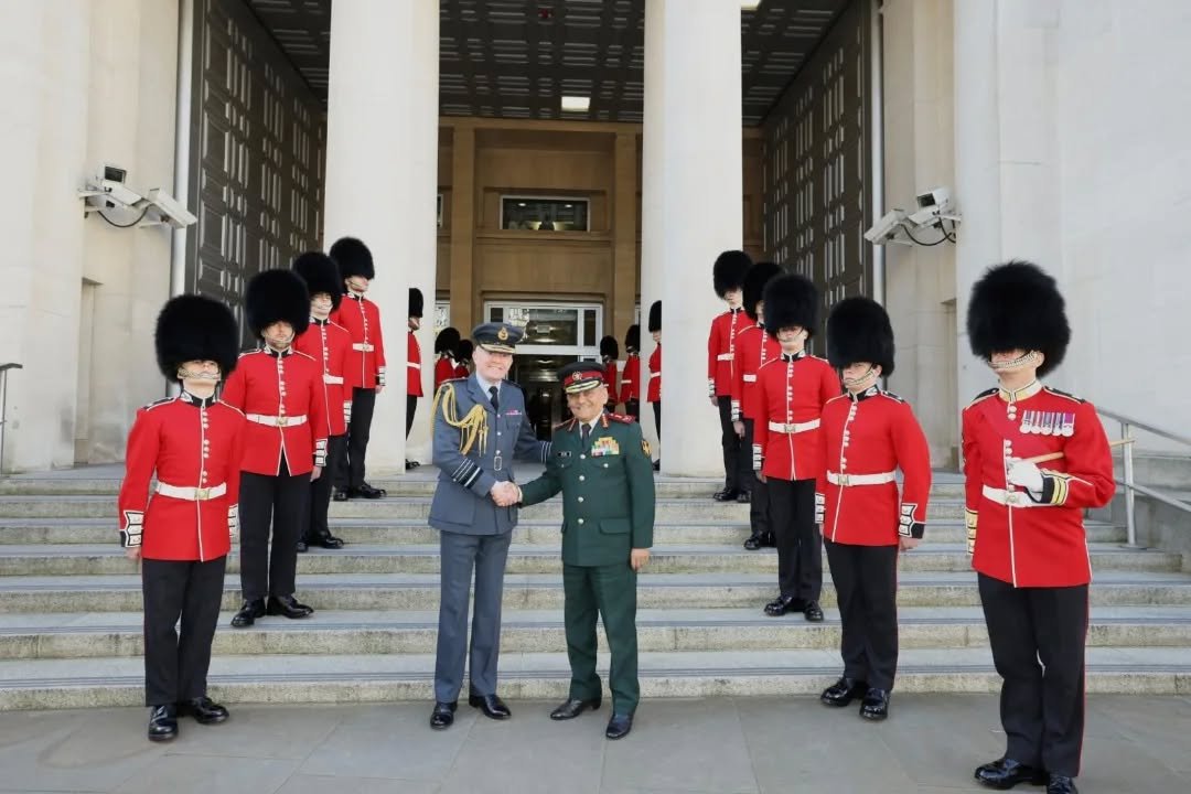 Photo by HQ IDS India Official Account on April 20, 2026. May be an image of military uniform and text.