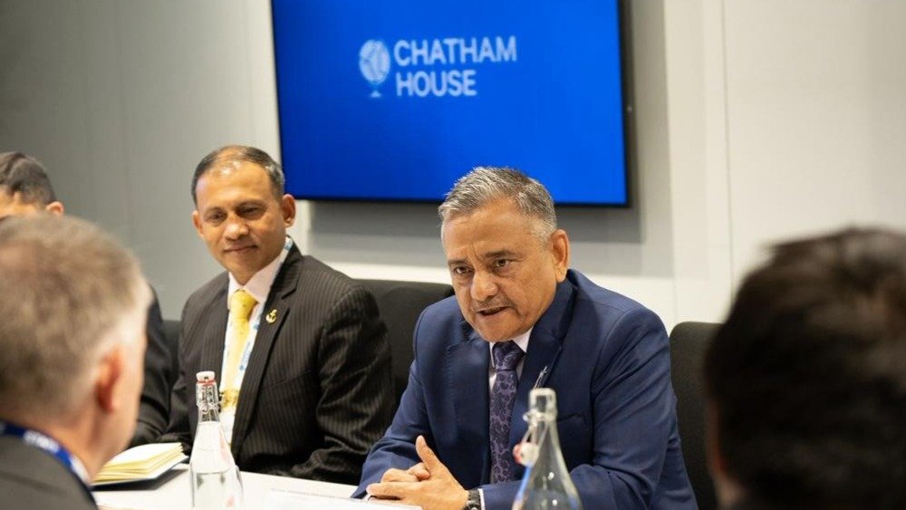 Photo by HQ IDS India Official Account on April 22, 2026. May be an image of text that says 'CHATHAM HOUSE'.