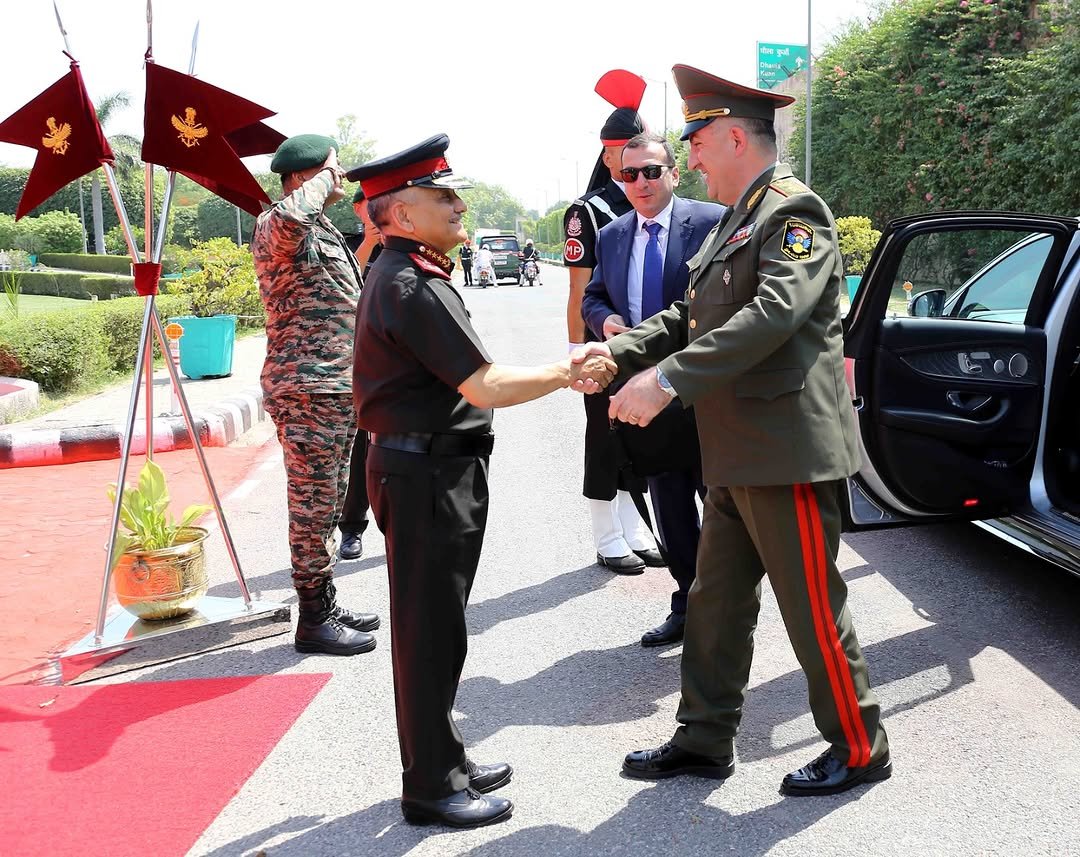 Photo by HQ IDS India Official Account on April 27, 2026. May be an image of military uniform and text.