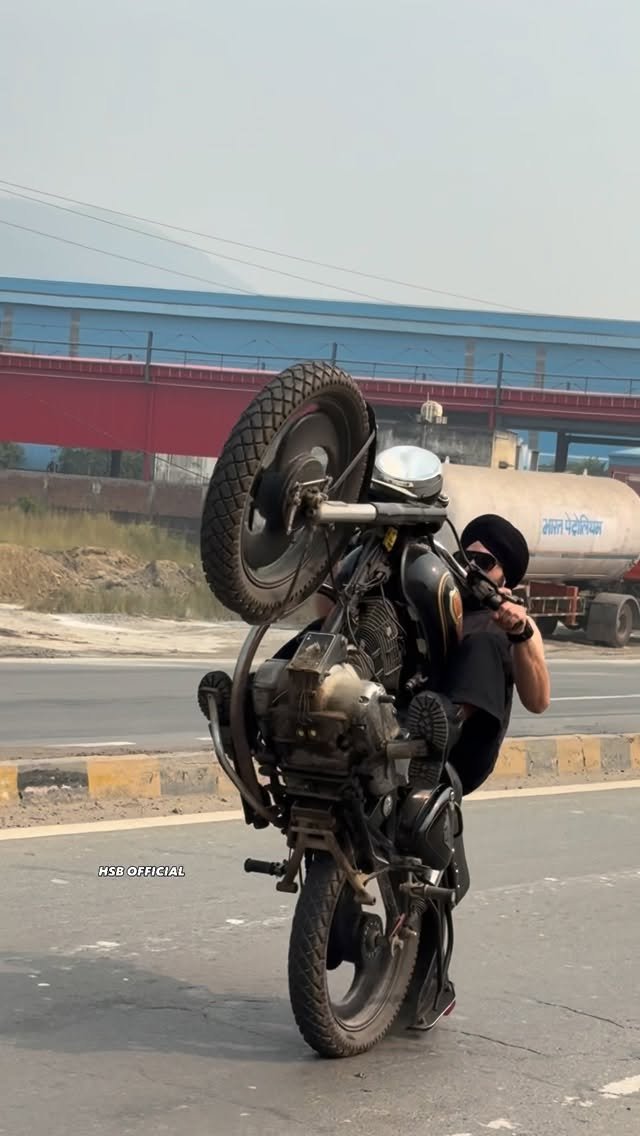 hsbofficial 게시물 이미지: Ye kar ke dikhao🔥 #bullet #bullet350 #punjab...