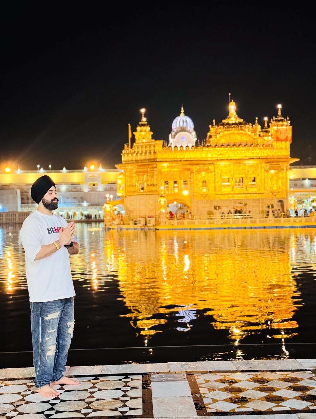 Photo by HARPREET SINGH on October 08, 2025. May be an image of 1 person, turban, temple and text that says 'BEWP a'.