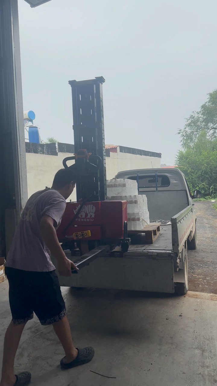 huahuawangwang 게시물 이미지: An electric forklift that can climb the...