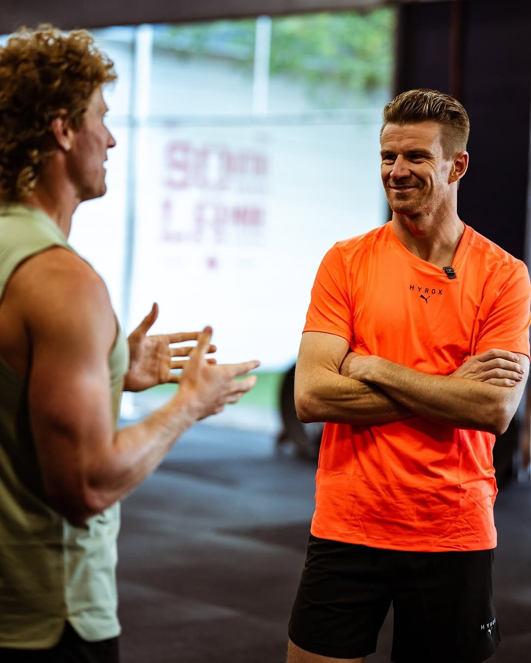 Photo shared by Stake F1 Team KICK Sauber on November 12, 2025 tagging @pumatraining, @huntthesheriff, @hulkhulkenberg, @pumamotorsport, and @hyroxworld. May be an image of one or more people, activewear, barbell and text.