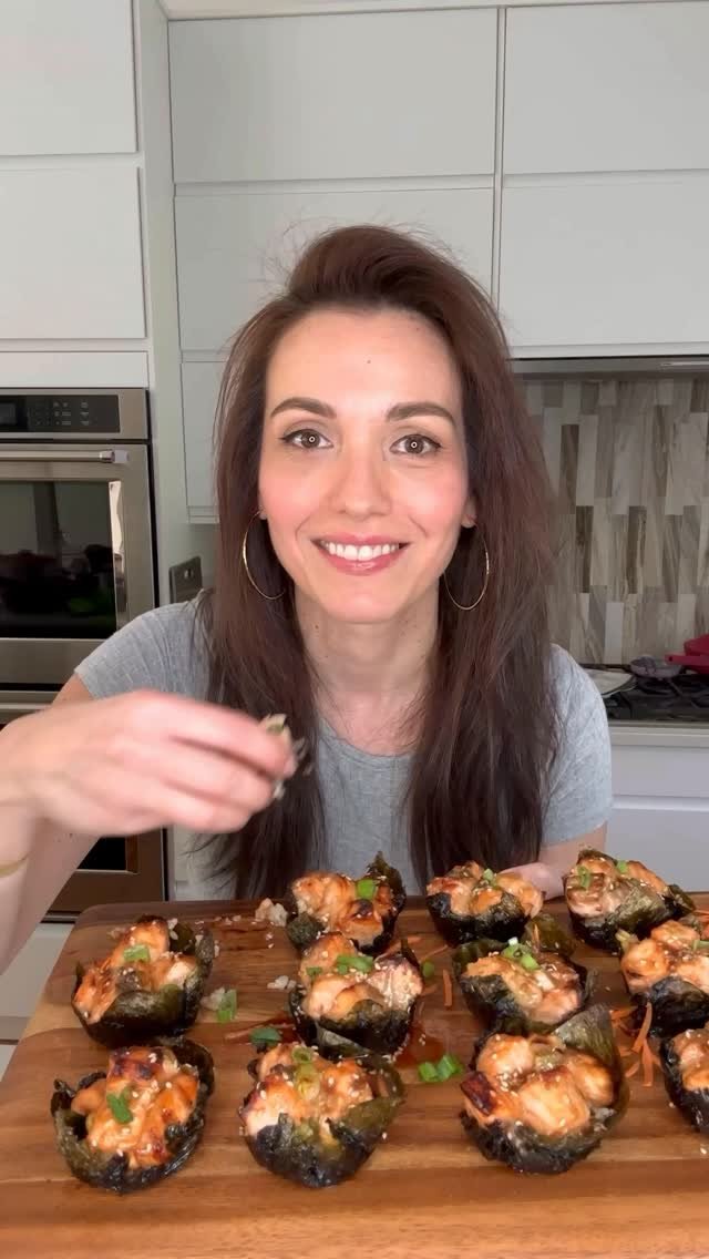 hungry.happens 게시물 이미지: KILLER CRACK SALMON MUFFINS 🍣  these bites are...